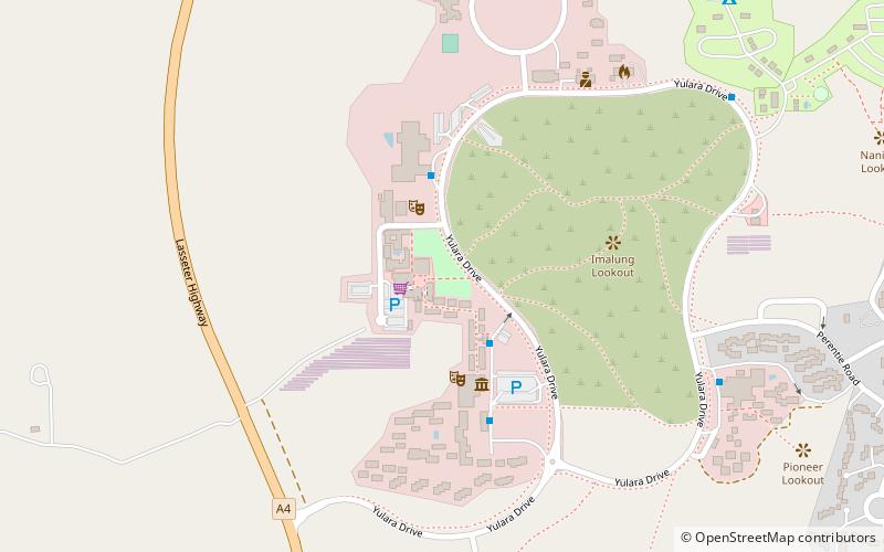 Yulara location map