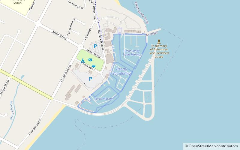 hervey bay dive centre location map
