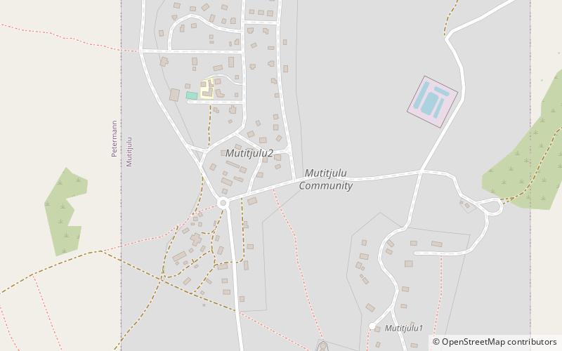 Mutitjulu location map
