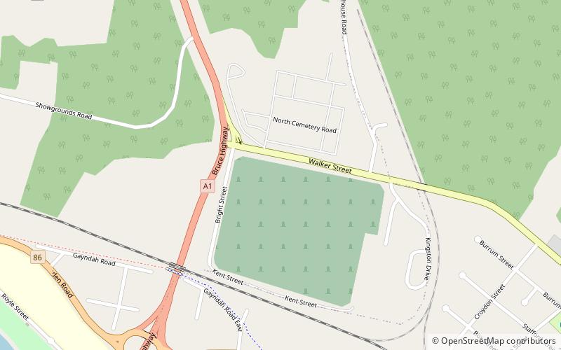 Maryborough Cemetery location map