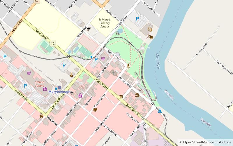 Catholic Church location map