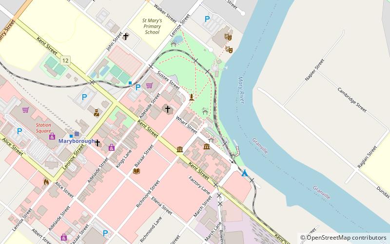 Maryborough Courthouse location map