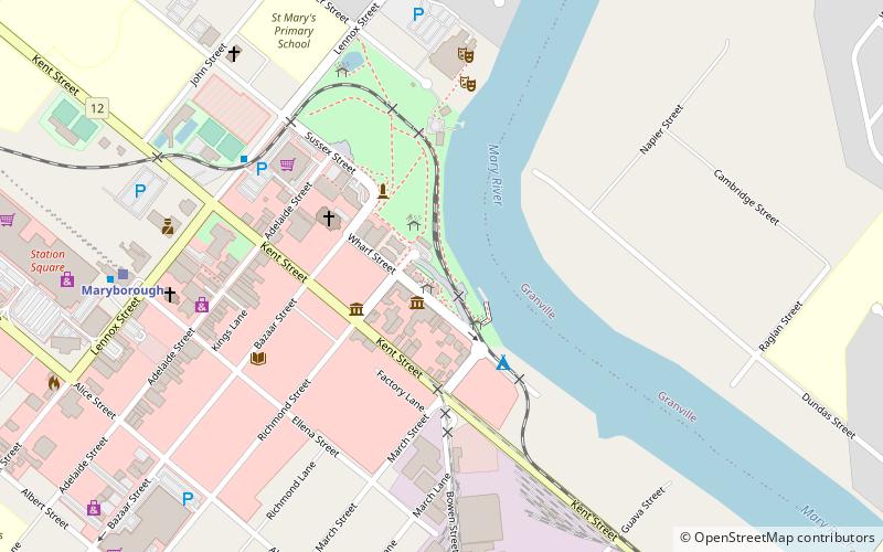 Customs House location map