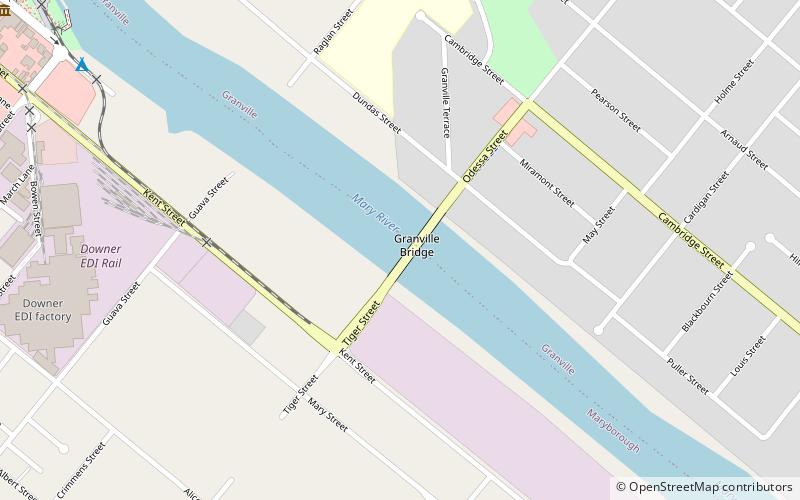Granville Bridge location map