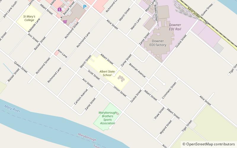 Albert State School location map