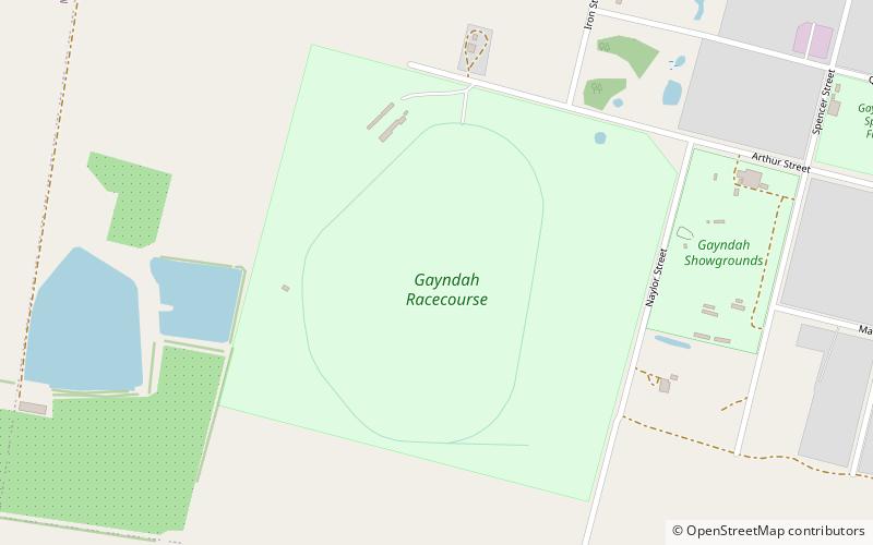 Gayndah Racecourse location map