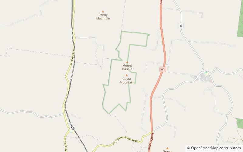 Mount-Bauple-Nationalpark location map