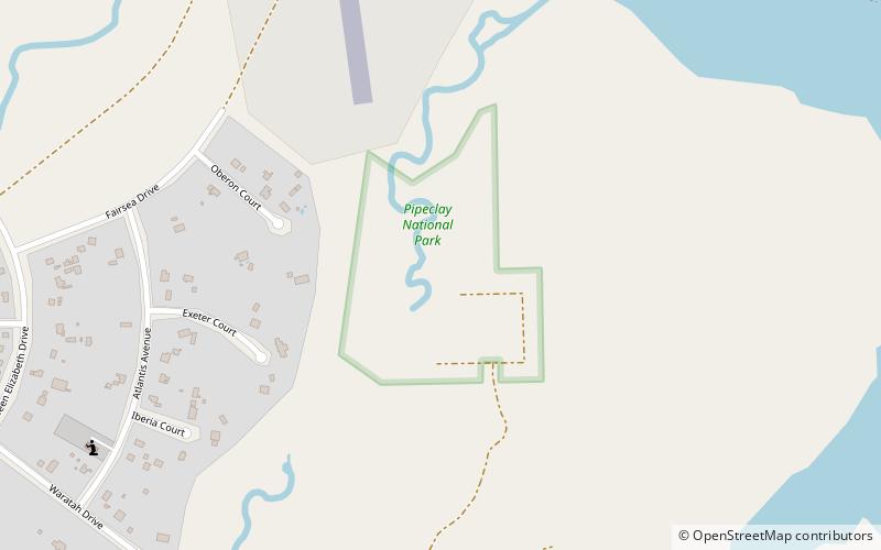 Parque nacional Pipeclay location map
