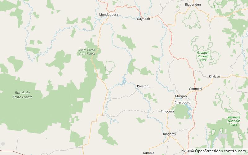 Boondooma Dam location map