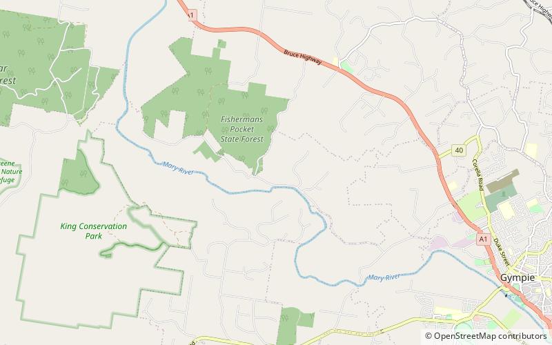 fishermans pocket gympie location map