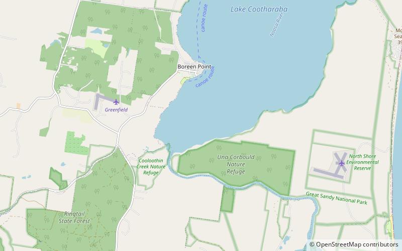 Lac Cootharaba location map