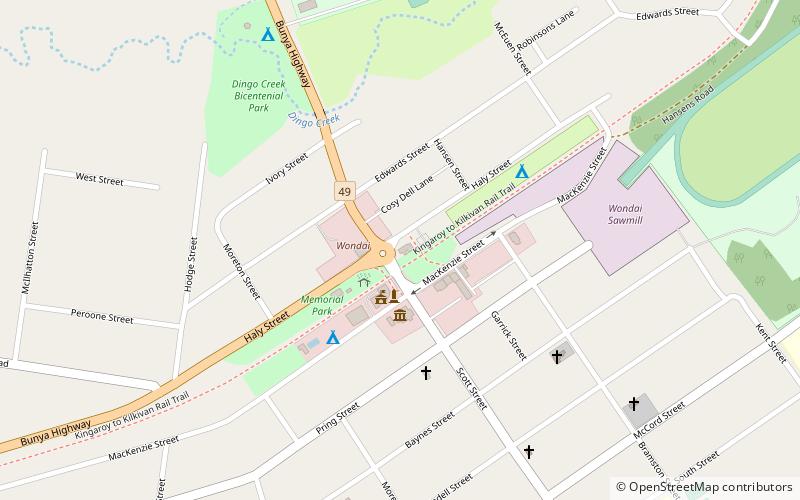 Wondai location map