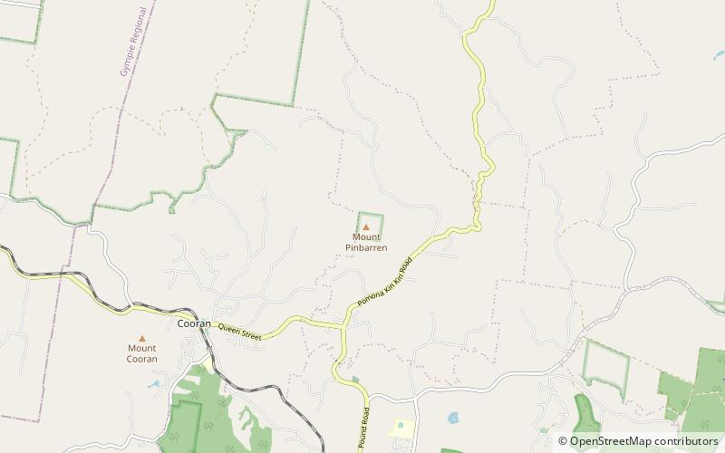 Mount Pinbarren National Park location map