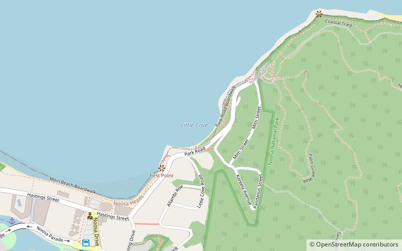 Little Cove Court Noosa Resort location map