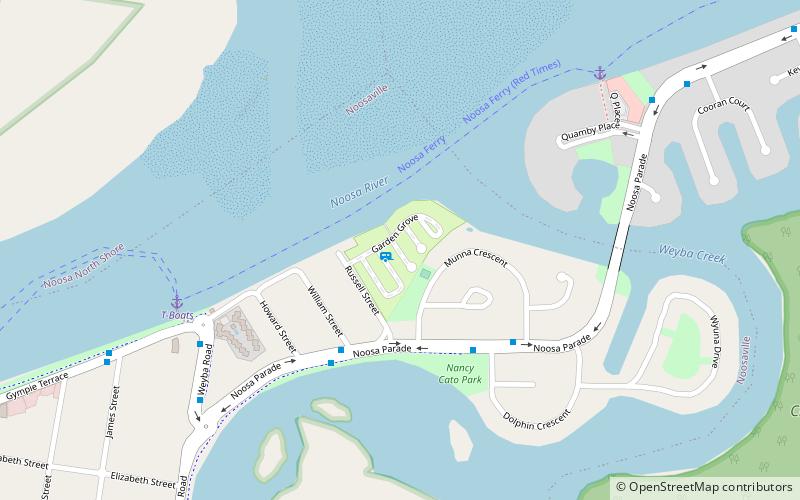 Noosa River Caravan Park location map