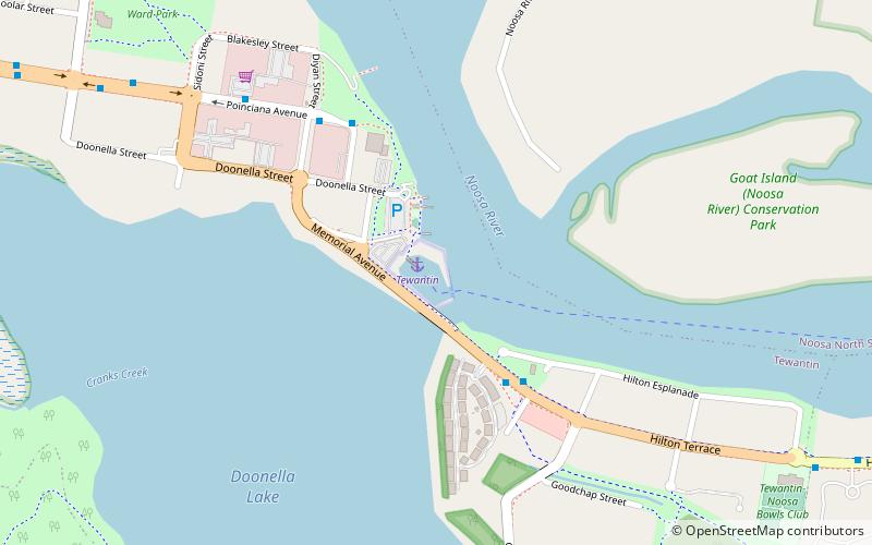 Noosa Marina and Markets location map