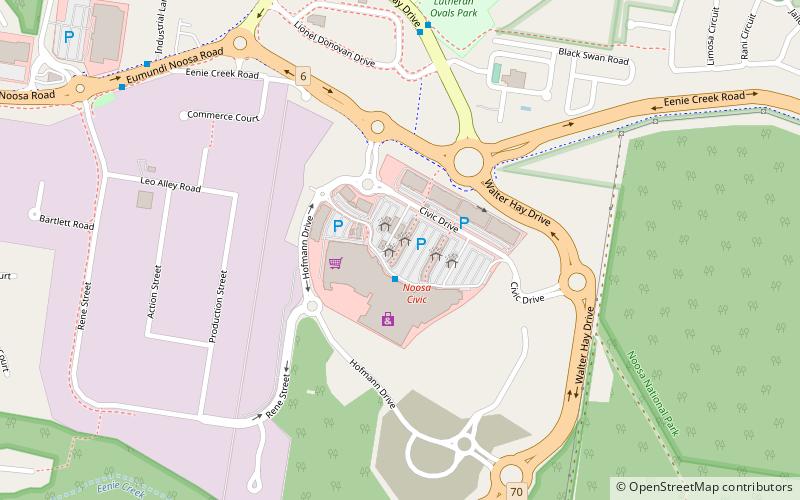 Noosa Civic location map