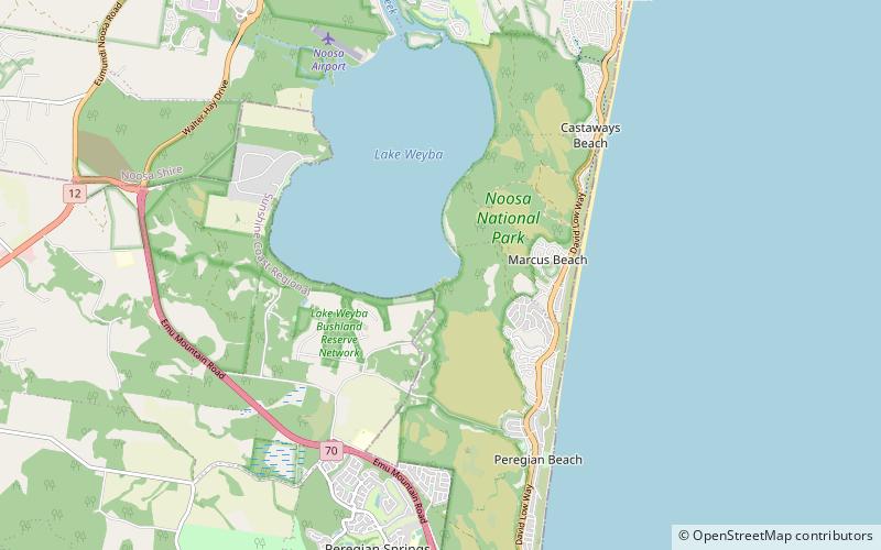 Noosa National Park location map