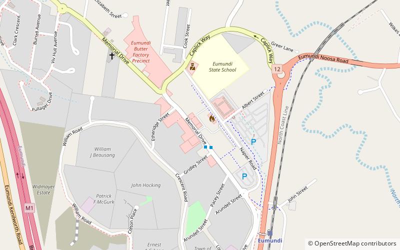 Eumundi Markets location map