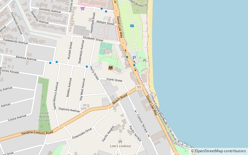 Coolum location map