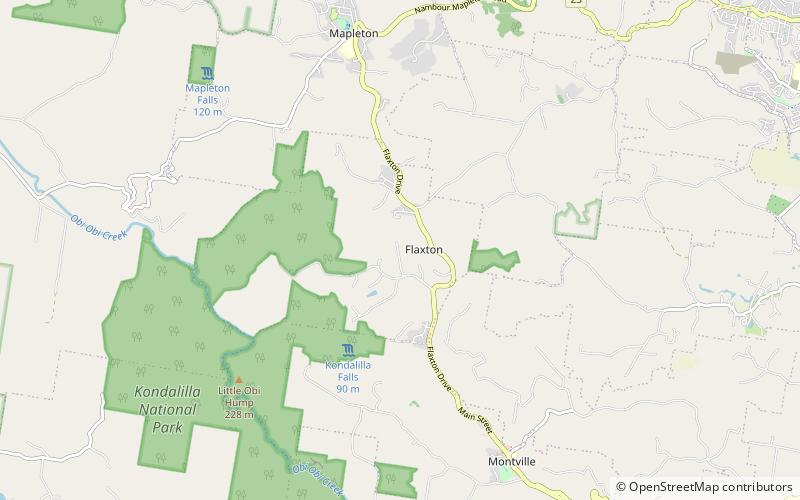 Flaxton location map