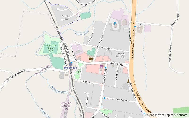 Woombye Community & Business Association location map