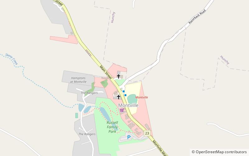 Montville Memorial Precinct location map