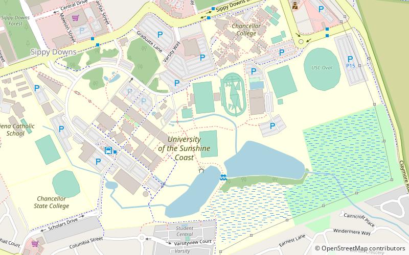 University of the Sunshine Coast location map