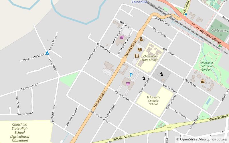 Chinchilla Digger Statue location map
