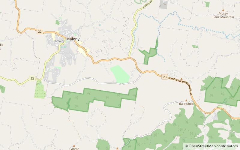 Mary Cairncross Scenic Reserve location map