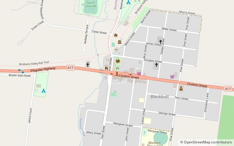 Blackbutt location map