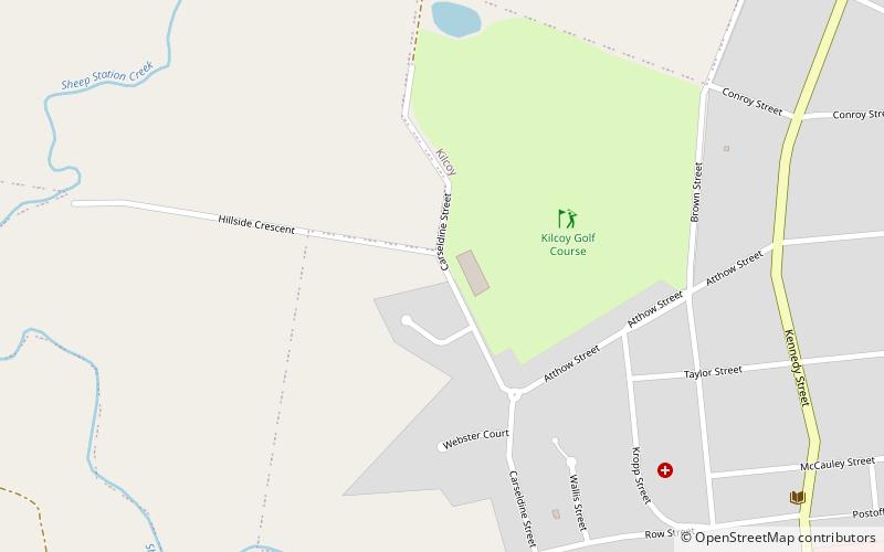 Kilcoy Golf Club location map