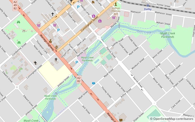 Dalby Olympic Swimming Pool location map