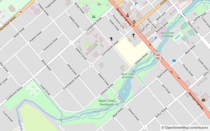 St Columba's Convent location map