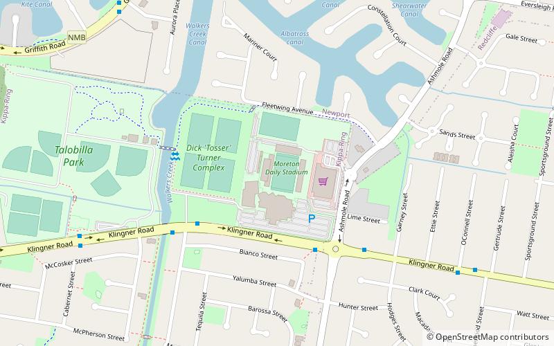 Dolphin Oval location map