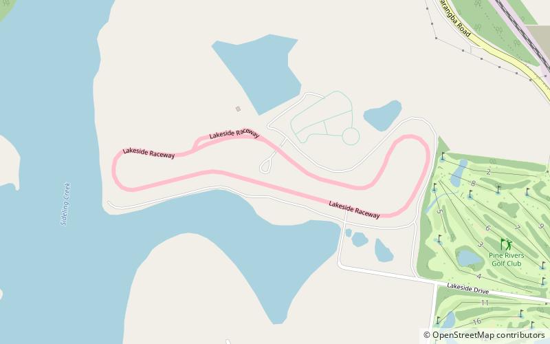 Lakeside International Raceway location map