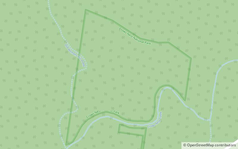 Parque nacional Crows Nest location map