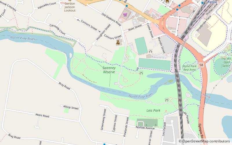 Sweeney's Reserve location map