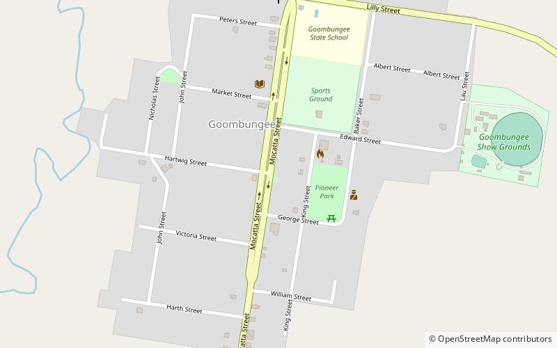 Goombungee War Memorial location map