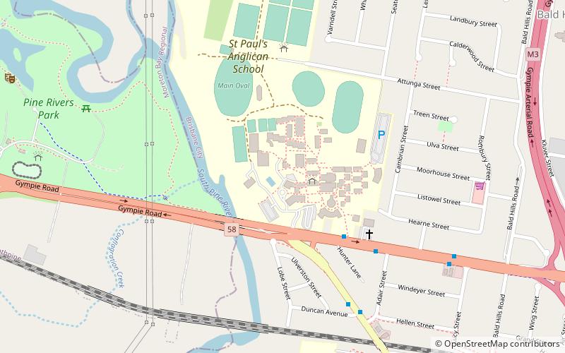 Hoop Pines location map