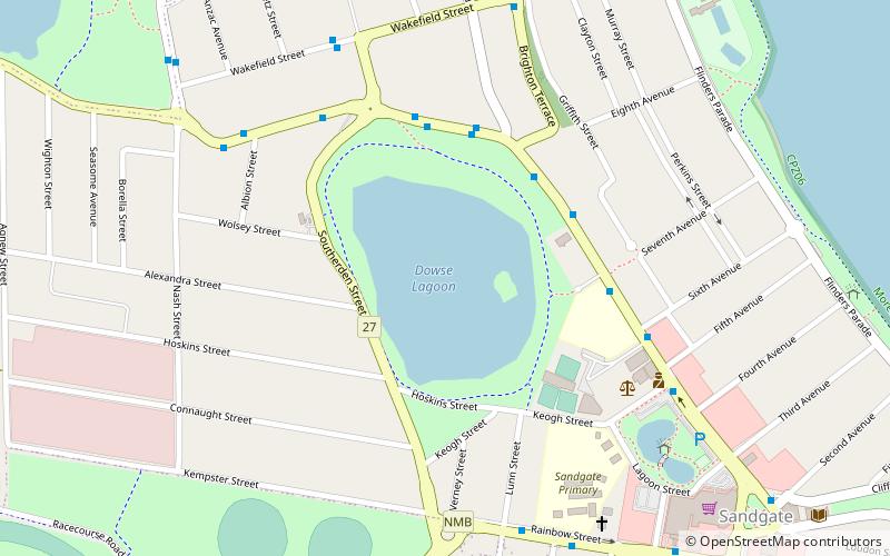 Dowse Lagoon location map