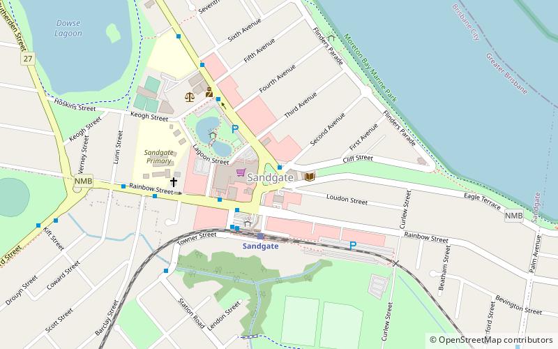 Sandgate Town Hall location map