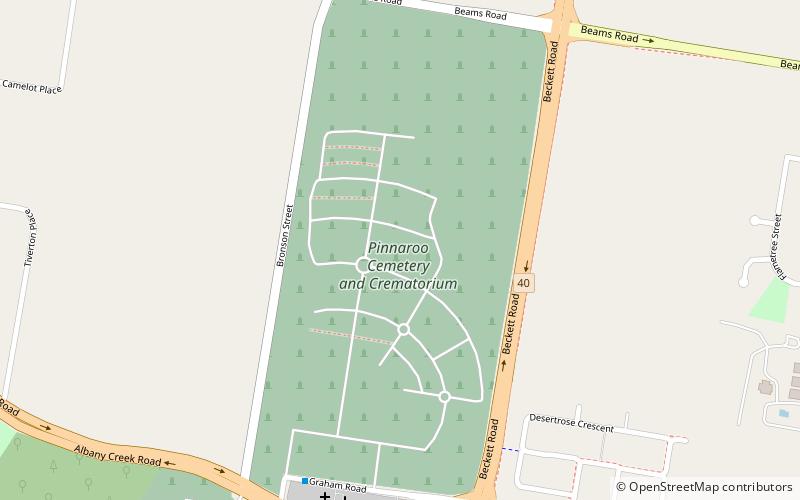 pinnaroo cemetery and crematorium brisbane location map