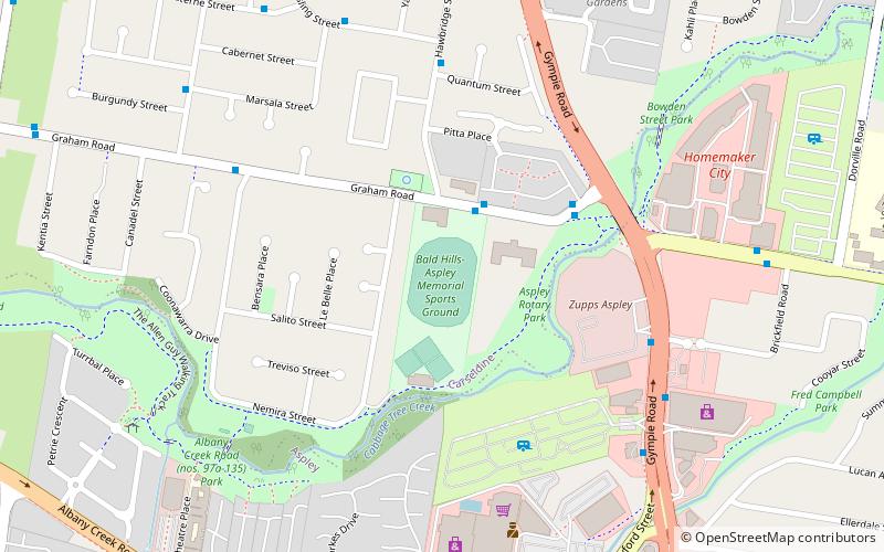 Graham Road Oval location map