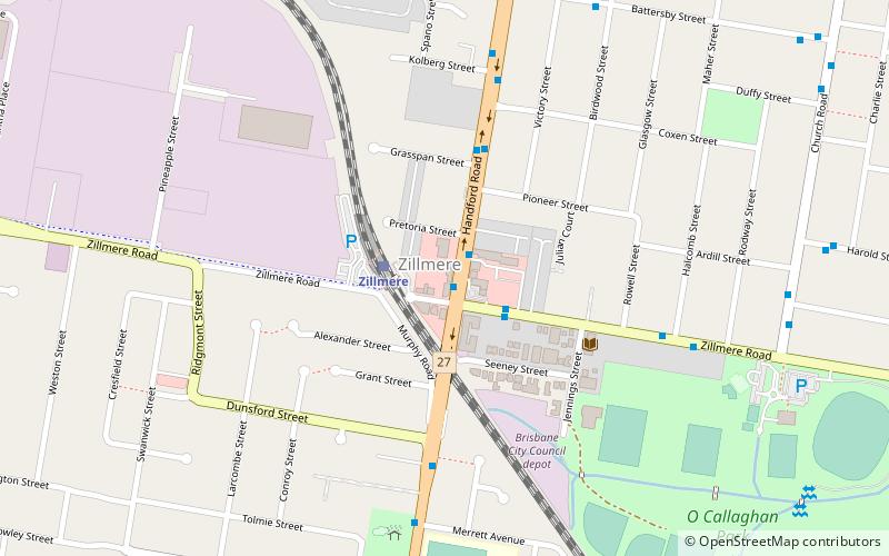 Zillmere location map
