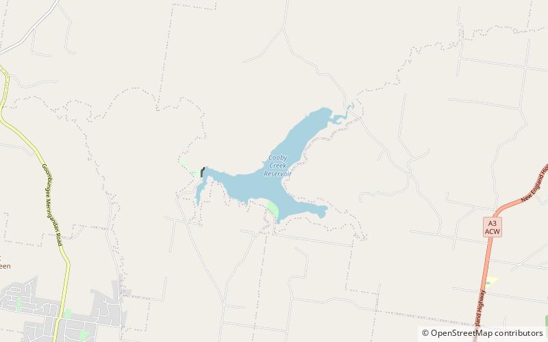 Cooby Dam location map