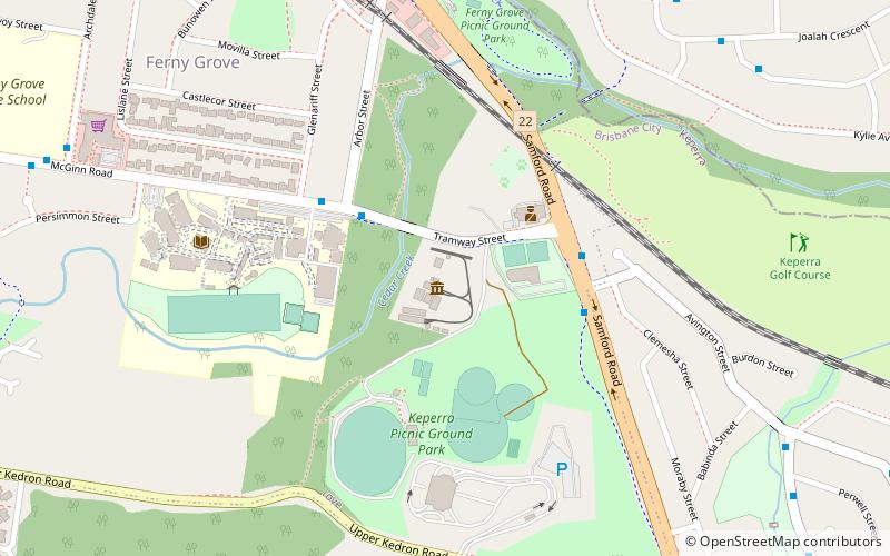 Brisbane Tramway Museum location map