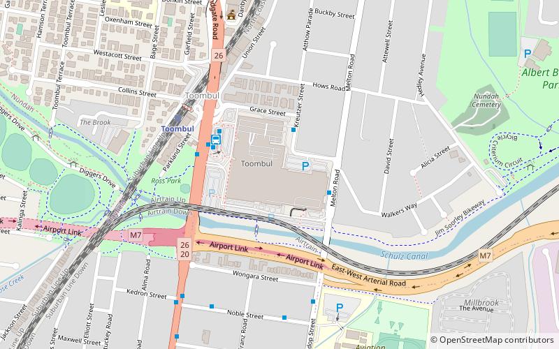 Toombul location map