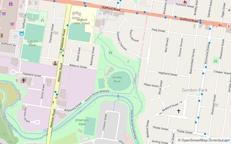 Hickey Park location map