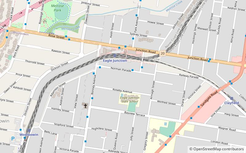 Eagle Junction location map